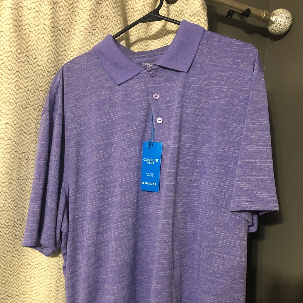 Haggar Cool Pro 18. New With Tags. XL. Purple